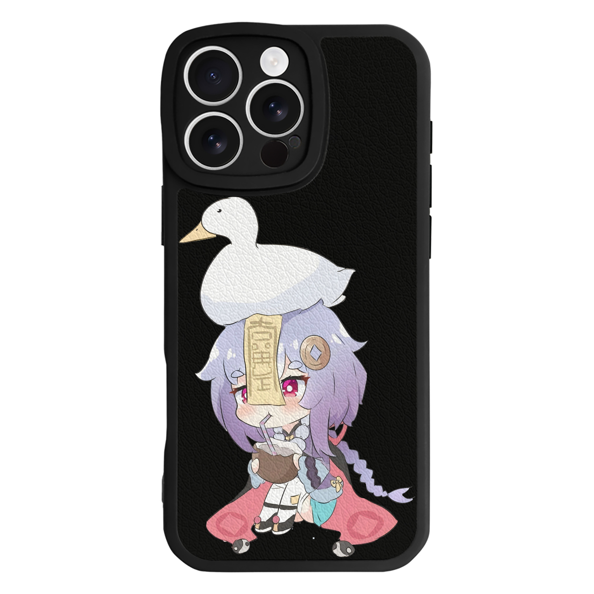 げんし神 七七 なな  genshin Nana 【iPhone 16シリーズ対応】シリコンスマホケース（レザー調） 材質：シリコン
